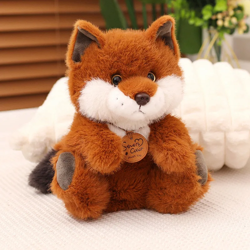 Popest Animales De Peluche De Zorro Con Peso De 24 Pulgadas, 4.2 Libras, Animal De Felpa Gigante Con Peso, Juguete De Almohada Sensorial Cómodo, Regalos Para Adultos, Niñas, Niños Y Niños
