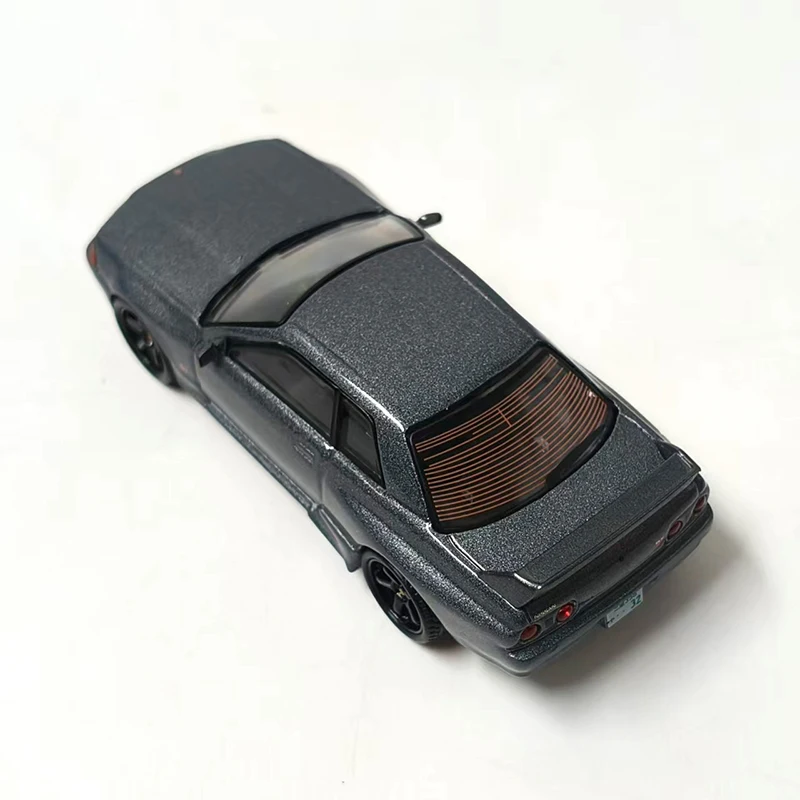 미니GT 1:64 스케일 스카이라인 GTR R32 니스모 시뮬레이션 합금 자동차 모형 컬렉션 장식 장난감 선물 기념품 전시품