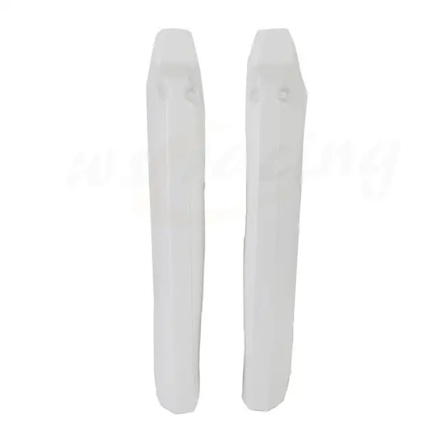 Hawk 250 Fork Guards - Black PP Plastic Shock Absorber Protectors (Pair)