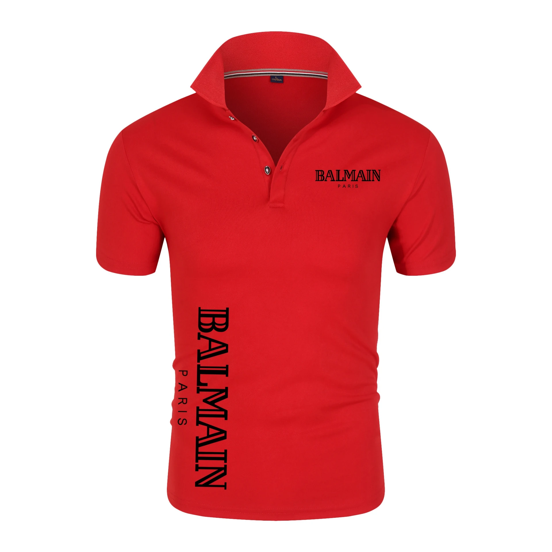 2022 Success Men's Summer New Premium Shirt Printed Polo Shirts Men's Casual Slim Fit Plus Size