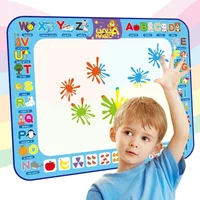 Children Large Floor Games Toys Water Drawing Mat Parent-child Interactive Colorful Doodle Props Mat Set Toys Gift for Kids 2