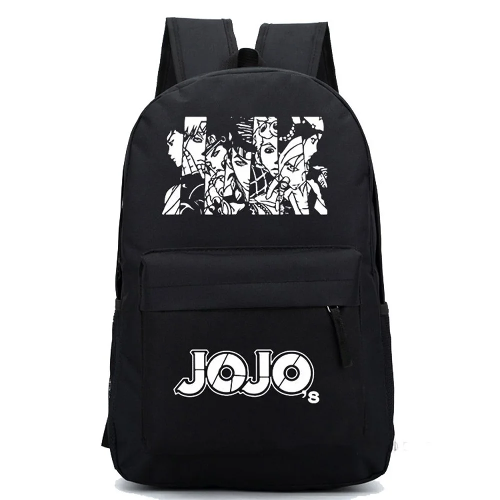 

Japan Anime JOJO's Bizarre Adventure Bag Manga Cosplay Backpack with JOJOs Logo D School Bags Travel Bag Laptop Backpack