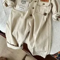 Combinaison pour garçons, nouvelle collection automne 2021, Cool, beau, élégant, pantalon de Style coréen, salopette à la mode bien conçue 5