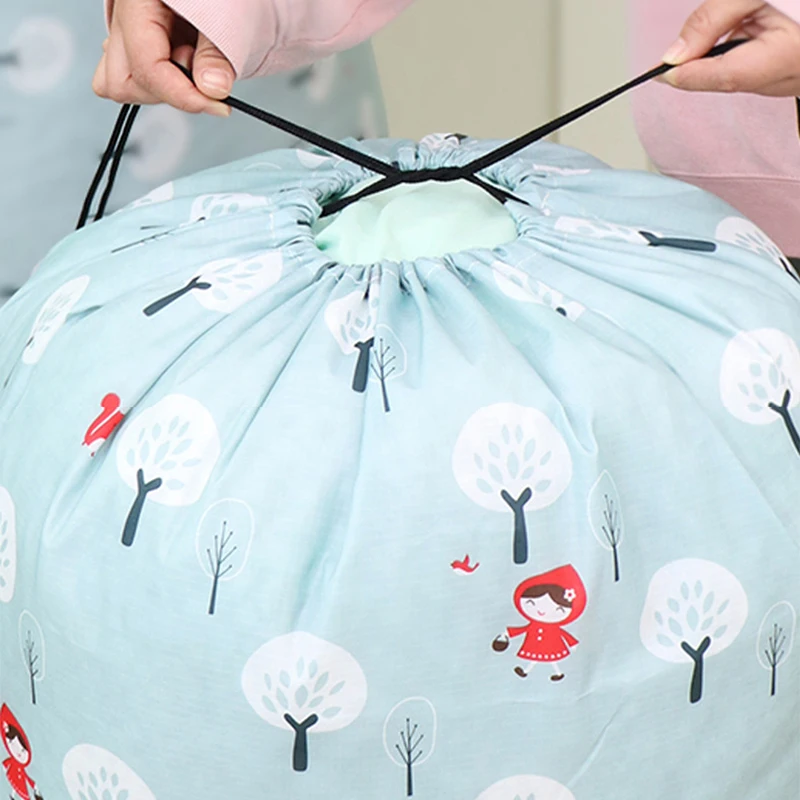 Large Capacity Waterproof Oxford Moving Bags Beddings Quilt Blanket Pillow Clothes Storage Organizer Drawstring Big Laundry Bags 6