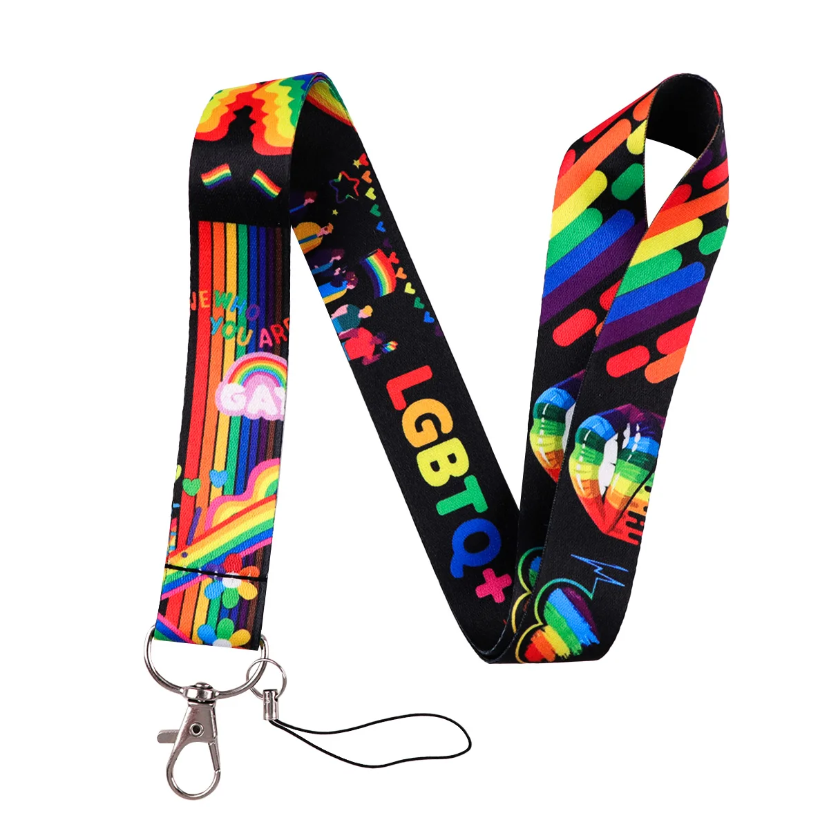 Vibrant Be Kind Quotation Lanyard – Inspirational Neck Strap & Keyring Accessory