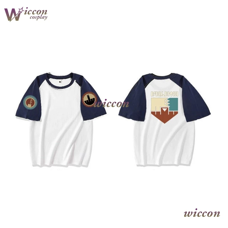 PandaRich Anime GACHIAKU Rudo Costume Cosplay T-shirt Personaggio Abito Identico Maglietta a Maniche Corte Pigiama Uniforme Completo per Pigiama Party - immagine 2
