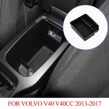 Auto Console Centrale Bracciolo Scatola di Immagazzinaggio Organizer Vassoio Per Volvo V40 V40CC 2013 2014 2015 2016 2017 Accessori Auto