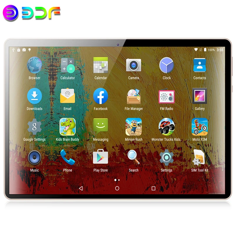 

New 10.1 inch Tablet PC 8 Core Tablets 3G/4G Phone Call 4GB+64GB ROM Bluetooth Wi-Fi Tablets+Keyboard