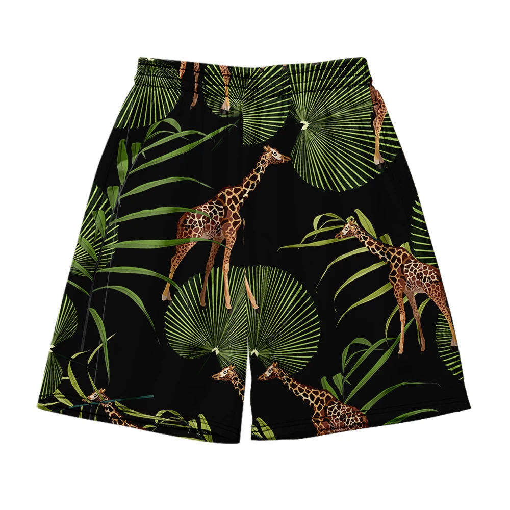 

Пляжные шорты Мужская и женская одежда 3D цифровая печать повседневные шорты модные трендовые штаны для пар 17