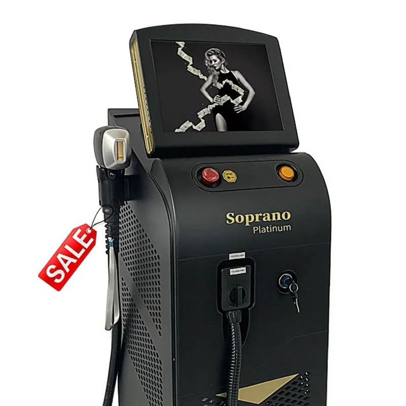 Новейшее устройство для удаления волос Alma Soprano Ice Platinum 755 нм 2022 808 Laser титановый