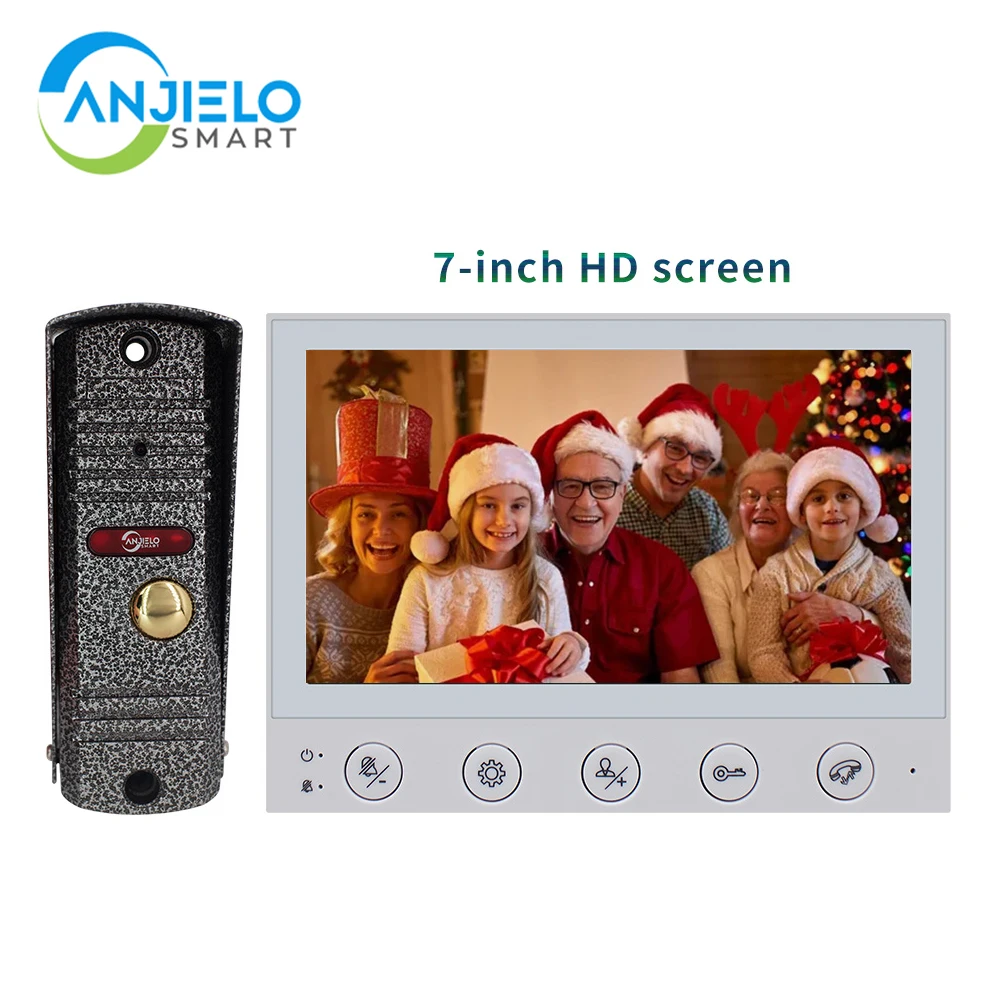 Tanio Anjielosmart wideodomofon dzwonek ochronny zabezpieczający System z kamerą Night