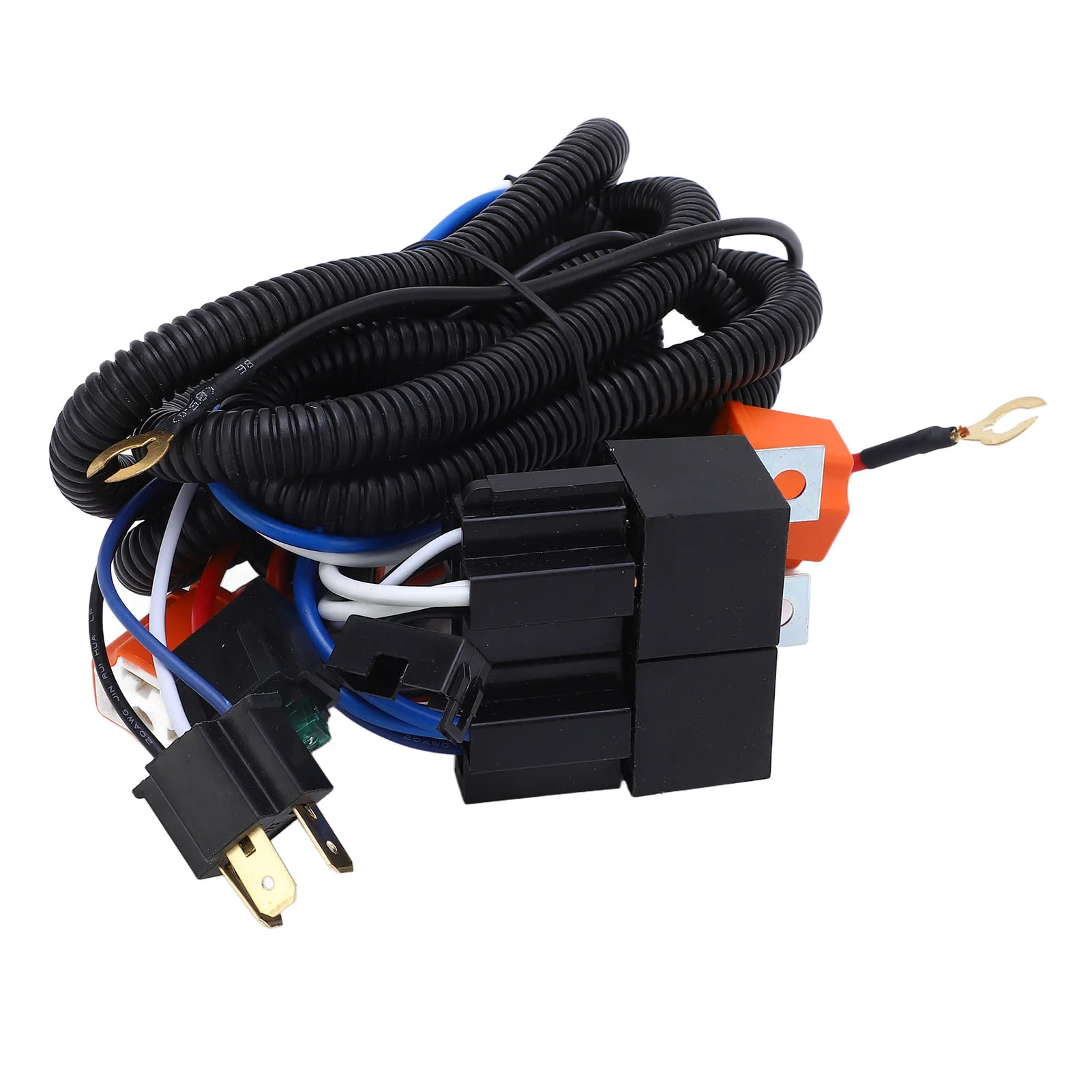 H4 네거티브 헤드라이트 릴레이 변환 하네스 H6054 H5054 H6054LL 6014 6052 6053용 높은 안정성