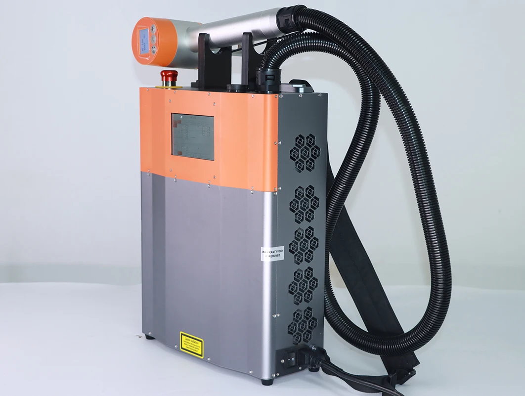 Latest Model Backpack Metal Rust Removal Machine, Portable Small Laser Cleaning Machine