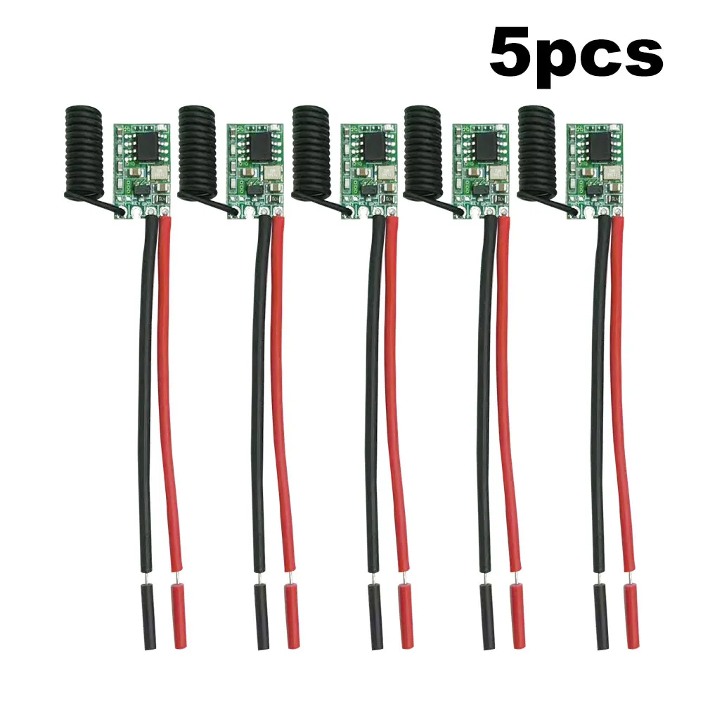 Wireless RF Transmitter Module with Learning Code and 1-Channel Output