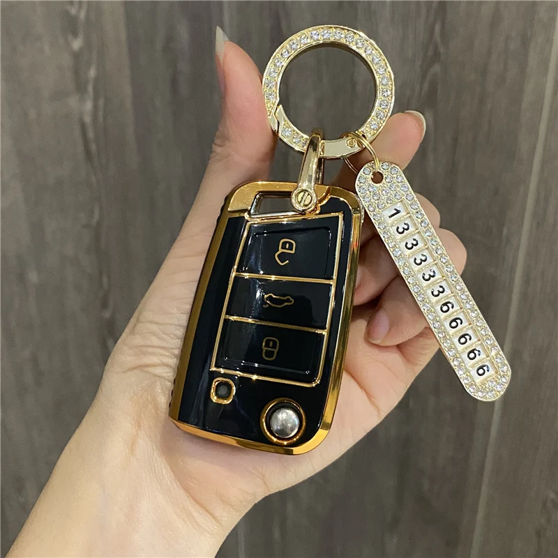 Cover Chiave/telecomando per Volkswagen VW Passat B5 B6 B7 Golf 4 5 6 Bora Polo Tiguan Jetta MK6 Lavida per Skoda Octavia 13 Cover Chiave/telecomando per Volkswagen VW Passat B5 B6 B7 Golf 4 5 6 Bora Polo Tiguan Jetta MK6 Lavida per Skoda Octavia - S70d926d90602408899d92b974266b416J