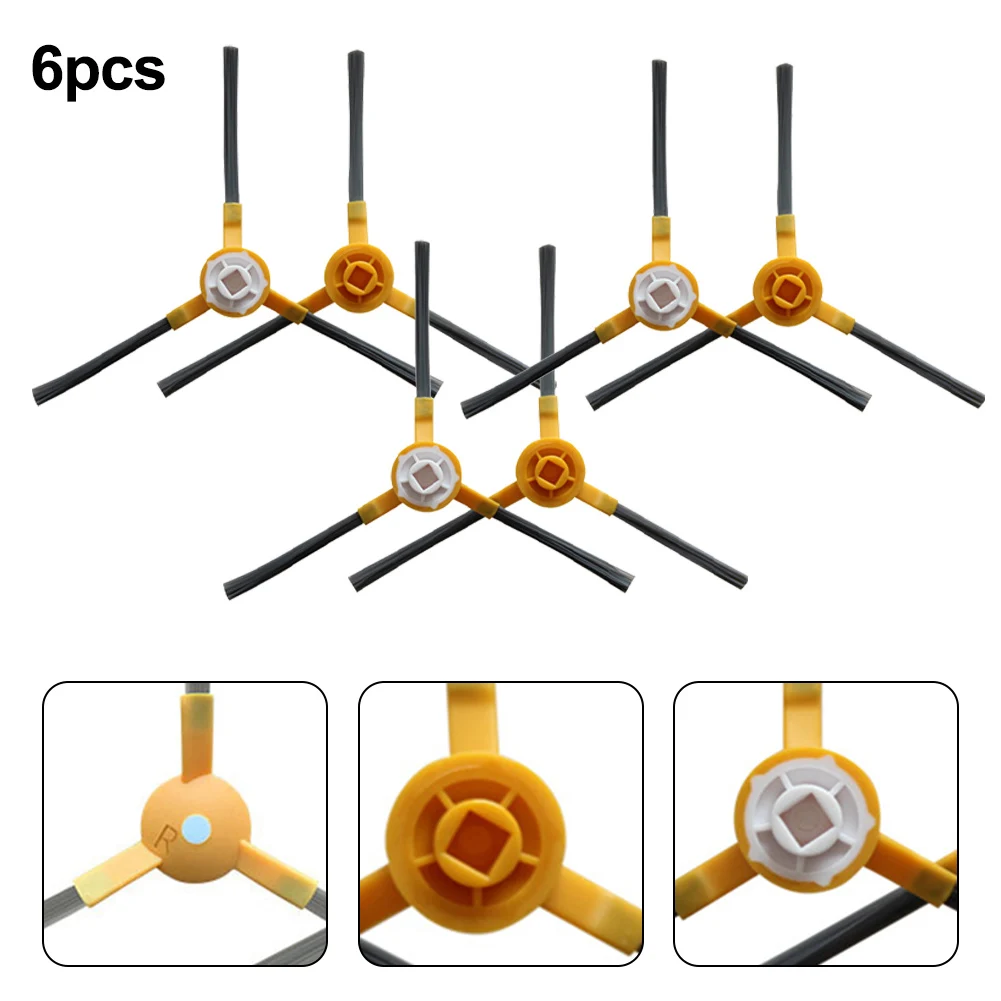 6 Pcs Side Brushes For Kabum Smart 700/500 Vacuum Cleaner Household Vacuum Cleaner Replacement Spare Parts 5pcs lot new originai tle6236g tle6236 tle62366 sop 28 smart octal low side switch