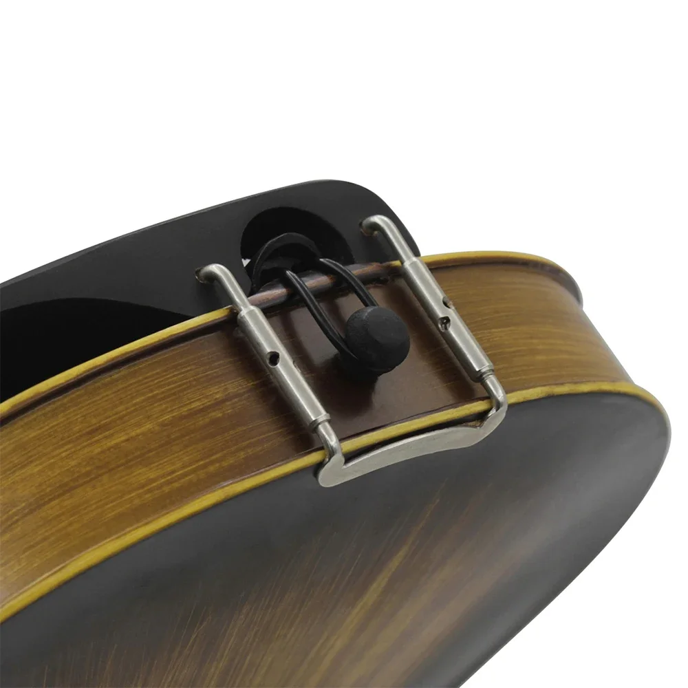 4/4 Acoustic Violin Retro Matte Basswood Solid Wood Fiddle with Violin Case Bow Accessories Professional Stringed Instruments