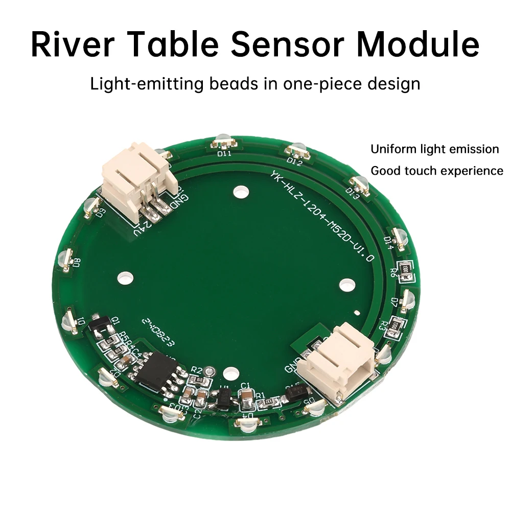 DC24V Fluss Tisch Touch Sensor Schalter LED Licht Emittierende Modul Stern Tisch Sensor Tisch Fahrer Modul DIY kit – Detail 10