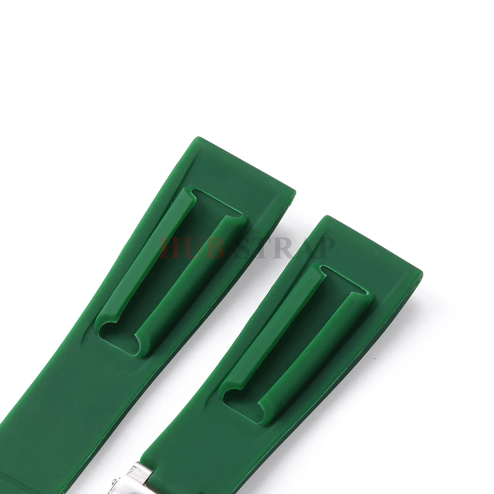 Premium 20mm Silicone Watchband - Versatile Straight Interface Strap Accessory