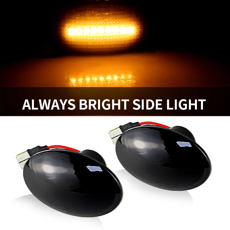 2PCS Für Ford KA 1996-2004 2005 2006 2007 2008 Fiesta MK4 1995-2001 Transit 1995-2000 LED Seite Marker Licht Blinker Blinker – Detail 4