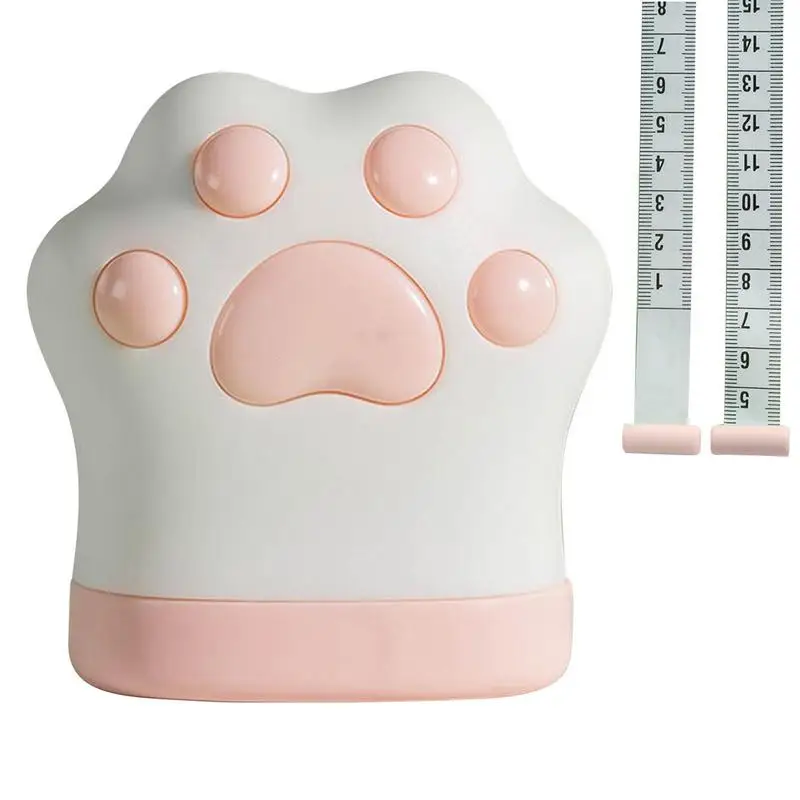 Sewing Tape Measure Scales Rulers For Body With Cat's Paw Pattern Design Wide Application For Sewing And Measuring Arm Bust Hip