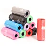 10/40Roll Dog Poop Bags for dog Large Cat Waste Bags Doggie Outdoor Home Clean Refill Garbage Bag Pet Supplies 15 Bags/ Roll 2