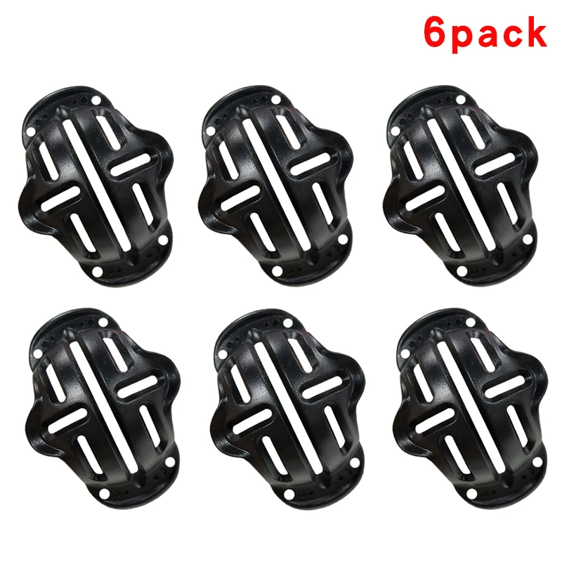 6 pcs black