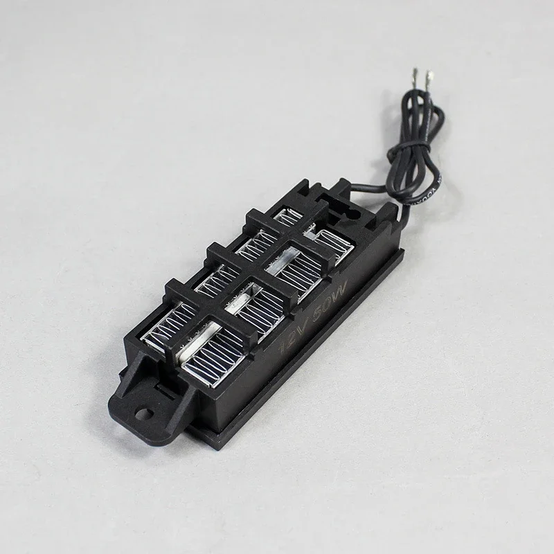 Compact PTC Air Heater Element with Built-in Thermostat and Thermistor