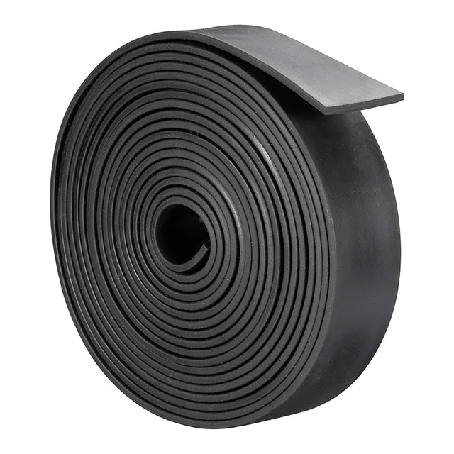 Solid Rubber Strips Neoprene Sheets Rolls 10/15/20/25/30/35/ 40/45/50/60mm DIY Gasket Sealing Padding Reduce Vibration Mat מקלחו 3