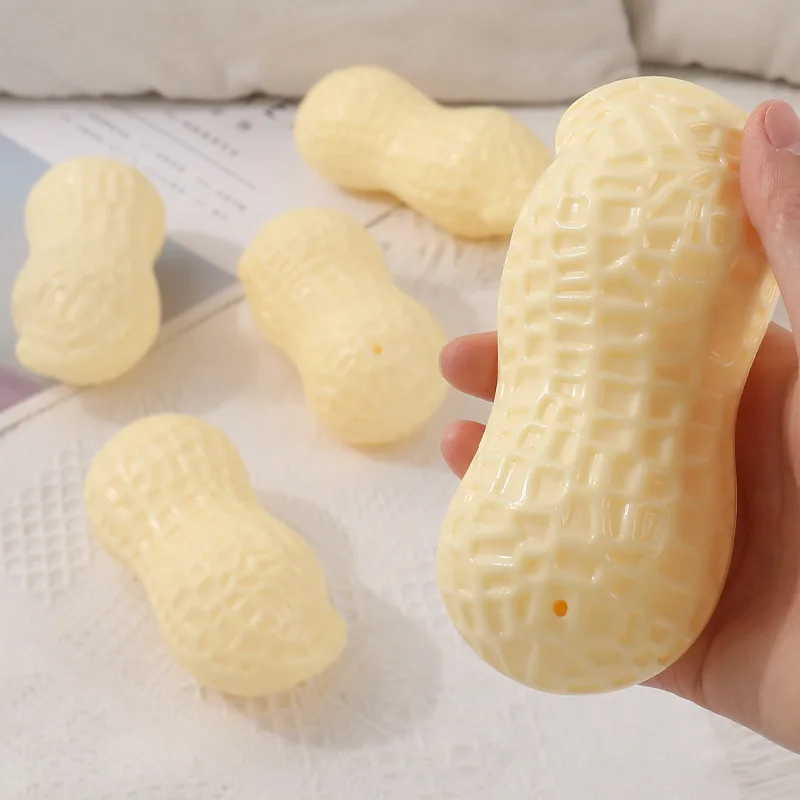 

Vocal Relief Toys for Puppy, TPR Simulation Peanut, Interactive Teething Toys, Small and Medium Dogs, Creative, New