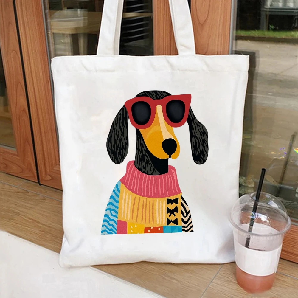 Dachshund Portrait Tote