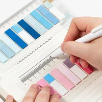 1/6pcs Color Note Self-Adhesive Memo Pad Glitter & Transparent Index Stickers Label Tag for Office School A7635 2