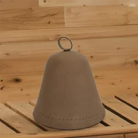 Handmade Premium Merino wool felt sauna hats Men and Women with a Seamless Design 2