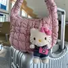 Cartoon Sanrio Hello Kitty Plush Keychain Kawaii Camera Kt Plush Pendant Anime Peripheral Stuffed Toys Zipper Decoration Gifts 3
