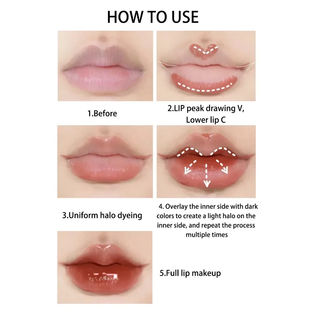 Volumising Lip Oil Lip Gloss Lip Plumper Essential Oil Increase Lips Elasticity Reduce Fine Lines Moisturizing Nourish Sexy Lip Gloss Care Plump Serum