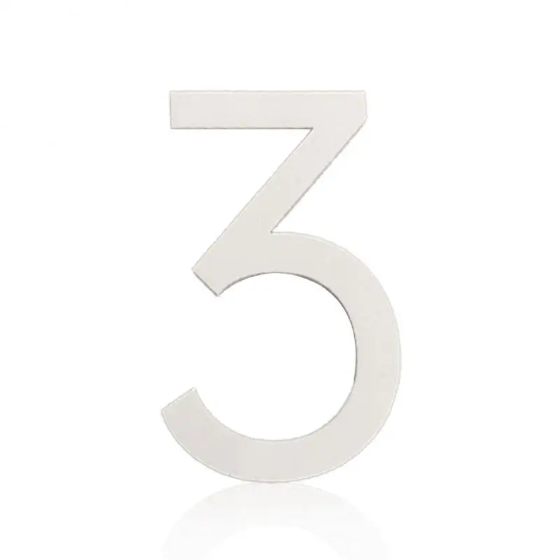 White Number 3