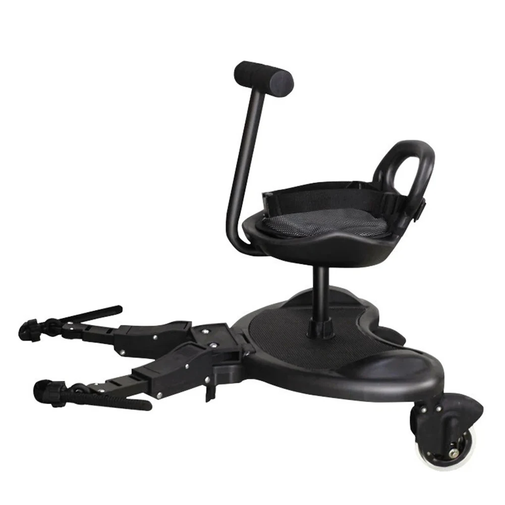 Baby Stroller Pedal Adapter with Seat for Second Child
