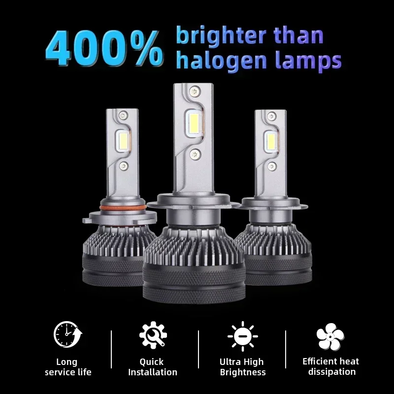 2PCS K5C 24V H7 H4 H1 LED Truck Light Bulb H11 4300K 6000K 110W 24V Led Headlight Lamp For Truck led lights led bulbs led headlights led car lights led car headlights car headlamps