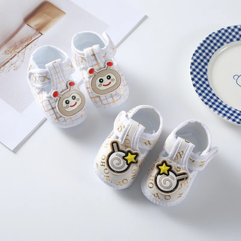 Child Princess Party Floral Soft Sole Boys Crib Shoes Newborn Baby Girl Anti-slip Prewalker Bowknot Booties First Walkers 0-18M 5