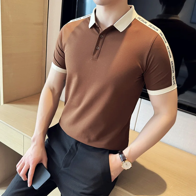 Casual Print Business Polo Shirt main image 0