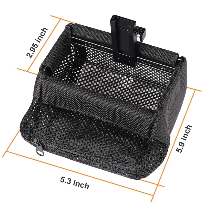 Tactical Brass Catcher Quick Release Shell Catcher With Detachable Picatinny Heat Resistant Thickened Mesh AMMO Pouch For ar15 2