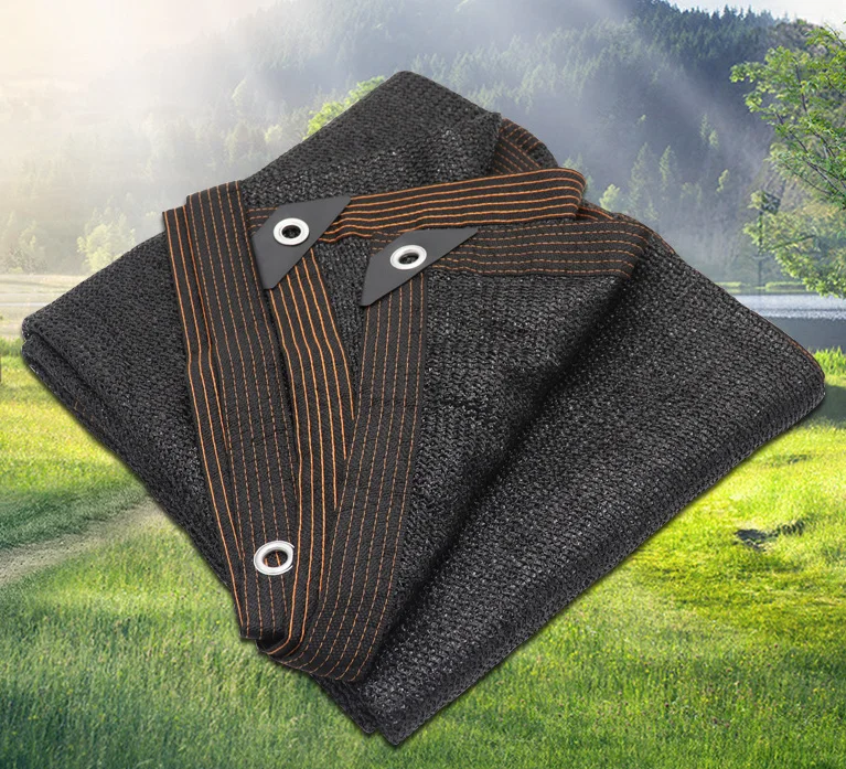 Courtyard Outdoor Sunshade Net-Black