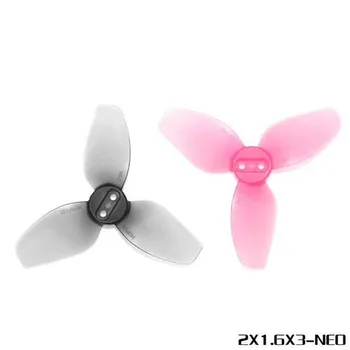 Eliche HQProp DJI 2x1.6x3-Neo da 2 Pollici per Droni da Corsa FPV, Eliche a 3 Pale (2 Avanti, 2 Indietro)