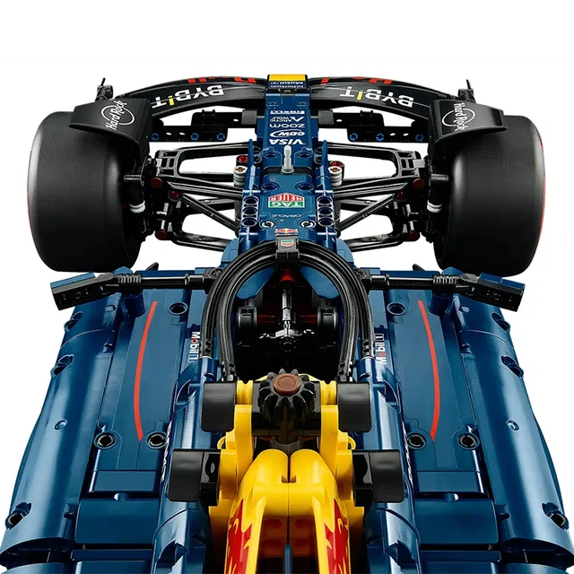 Technical Mechanical Building Blocks 1639pcs RB20 F1 Formula Racing Assembly Building Block Model Set Adult Boy Toy Gift 3