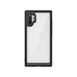 Shockproof Clear Transparent Case Cover - Note 20 (Black)
