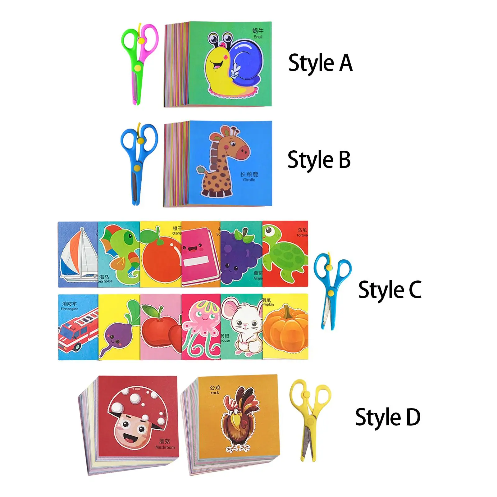 

Paper Cutting Activity Set Fun Paper Cut Set for Girls and Boys Beginners