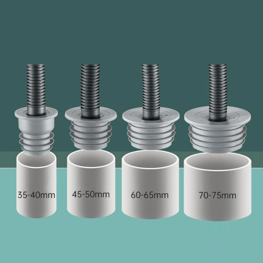 Sewer seal ring Kitchen Pipe Deodorant Sealing Plug Floor Drain Seal Washing Machine Drain Pipe Silicone Cover Bathroom 1PC