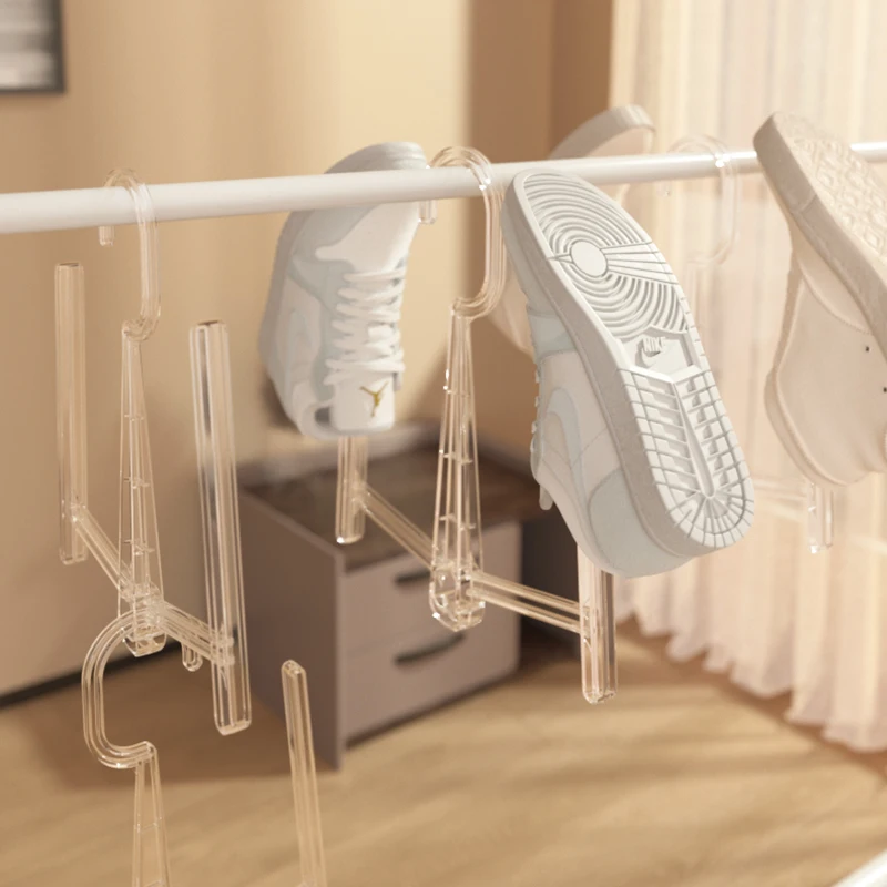 Shoe drying rack, shoe drying balcony, shoe drying windproof hook