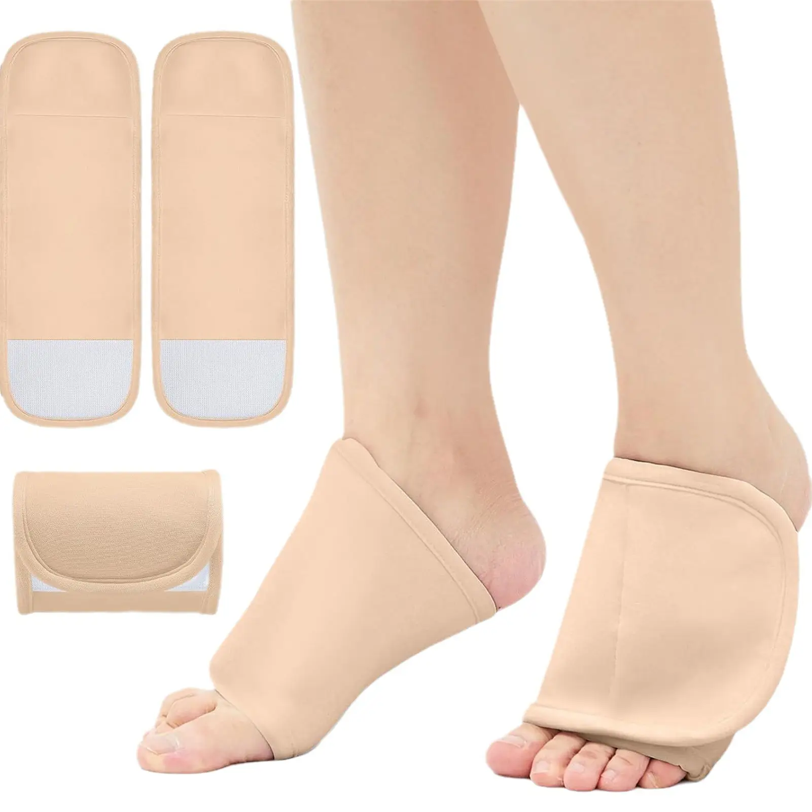 Castor Oil Pack Wrap for Feet Reusable Organic Thyroid Foot Castor Oil Wrap Gift for Friends Family Members