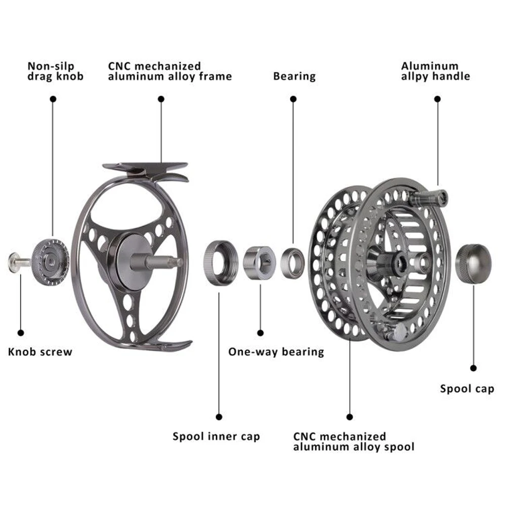 Lightweight Fly Fishing Reel 6